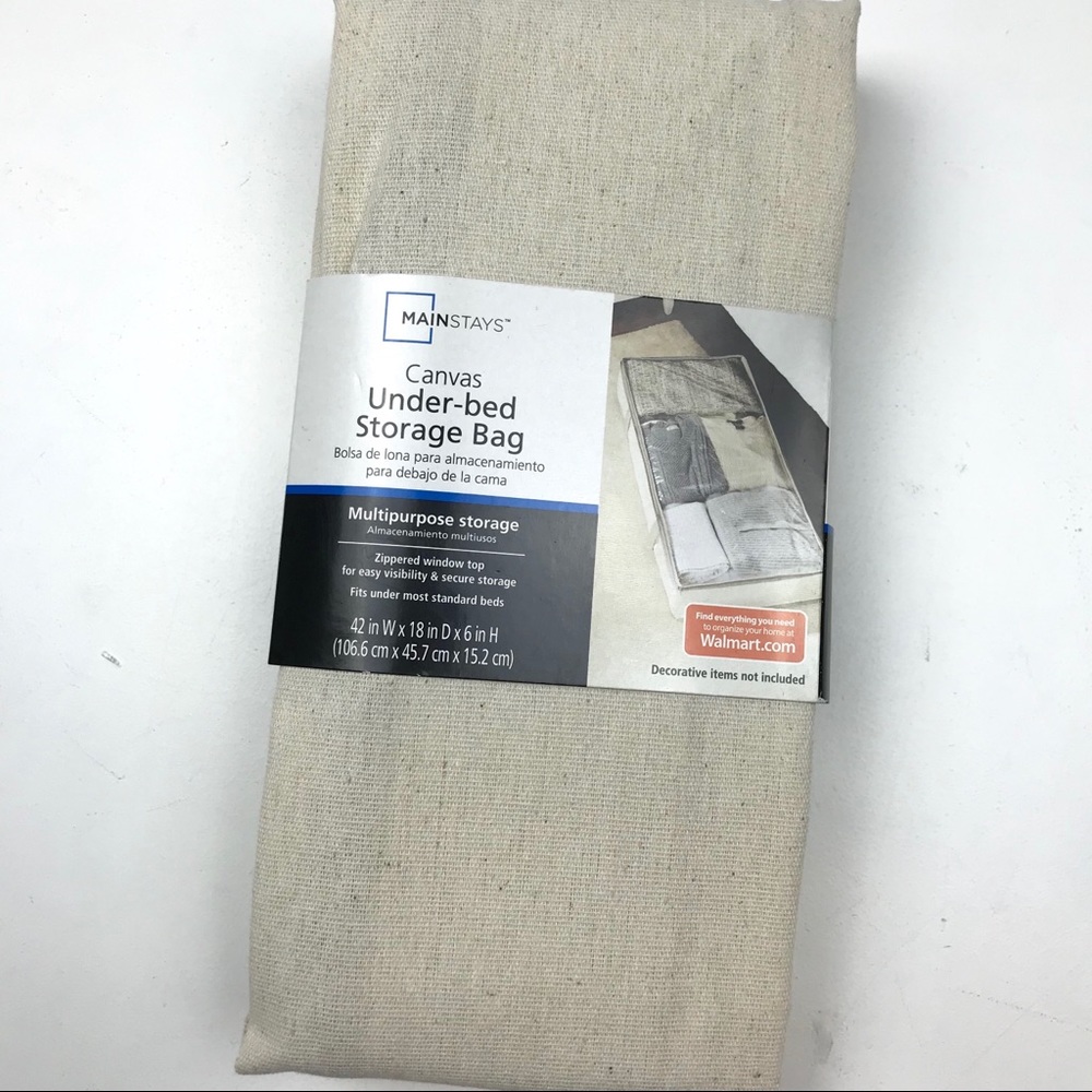 New In Package Canvas Under Bed Storage